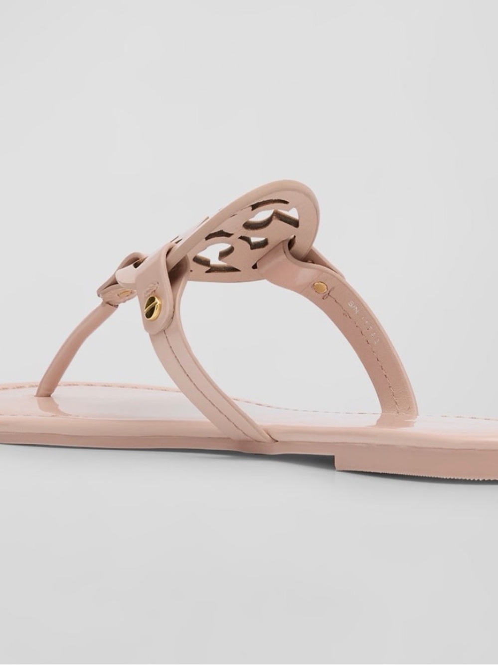 Tory Burch Miller Thong Sandal in Blush Pink - Picture 2 of 6